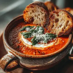 Tomato soup has long held a special place in the hearts of many, often evoking nostalgic memories of warm bowls filled with vibrant red liquid, a perfect pairing with grilled cheese sandwiches. This classic dish is not just a comfort food; it’s a beloved staple that can be enjoyed in numerous variations across households and cultures. Among these variations, the Heavenly One-Pot Creamy Tomato Basil Soup stands out with its rich, velvety texture and the fresh, aromatic flavor of basil, making it an irresistible option for any meal.