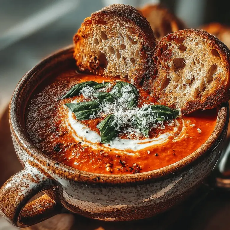 Tomato soup has long held a special place in the hearts of many, often evoking nostalgic memories of warm bowls filled with vibrant red liquid, a perfect pairing with grilled cheese sandwiches. This classic dish is not just a comfort food; it’s a beloved staple that can be enjoyed in numerous variations across households and cultures. Among these variations, the Heavenly One-Pot Creamy Tomato Basil Soup stands out with its rich, velvety texture and the fresh, aromatic flavor of basil, making it an irresistible option for any meal.