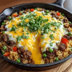 Creating the Cheesy Beef & Rice Fiesta Skillet is a straightforward process that results in a delicious and satisfying meal. Follow these step-by-step instructions to ensure you achieve the best results.