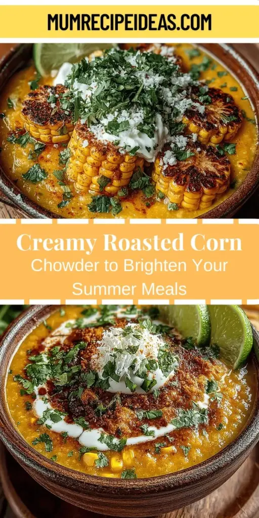 Discover the joy of summer with Sun-kissed Creamy Roasted Corn Chowder, a vibrant dish that brings fresh flavors to your table. Made with sweet roasted corn, creamy Yukon Gold potatoes, and aromatic herbs, this chowder is perfect for any occasion. It’s nutritious, with essential vitamins and minerals, and can be easily customized for different diets. Celebrate seasonal produce and enjoy a comforting bowl that’s sure to warm your heart.