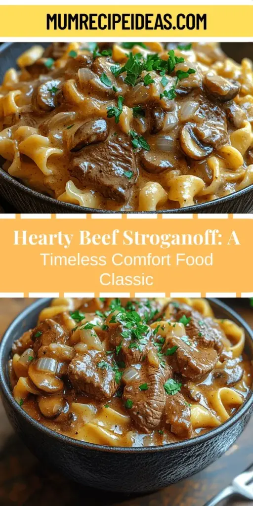 Discover the warmth of a classic Beef Stroganoff recipe that’s perfect for family gatherings or cozy nights in. This hearty dish features tender beef strips, a creamy mushroom sauce, and egg noodles, creating a soothing meal that brings everyone to the table. With roots tracing back to 19th century Russia, Beef Stroganoff has evolved into a beloved comfort food worldwide. Dive into the rich flavors and easy steps to make this beloved dish at home.